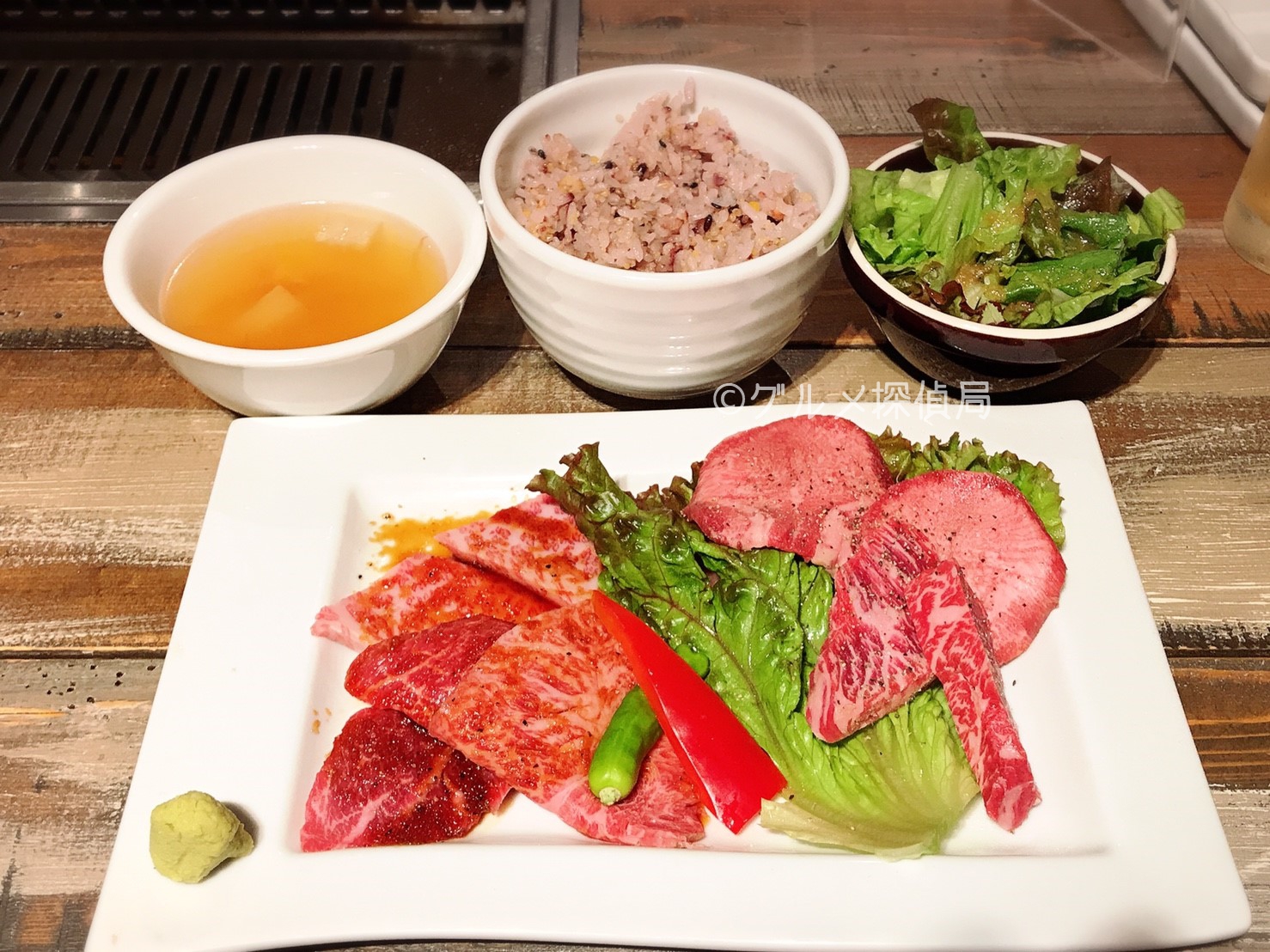 グルメ探偵局｜表参道焼肉KINTAN3周年企画「表参道ゴージャスセット」と1000円の定番ランチ「KINTAN焼肉セット」