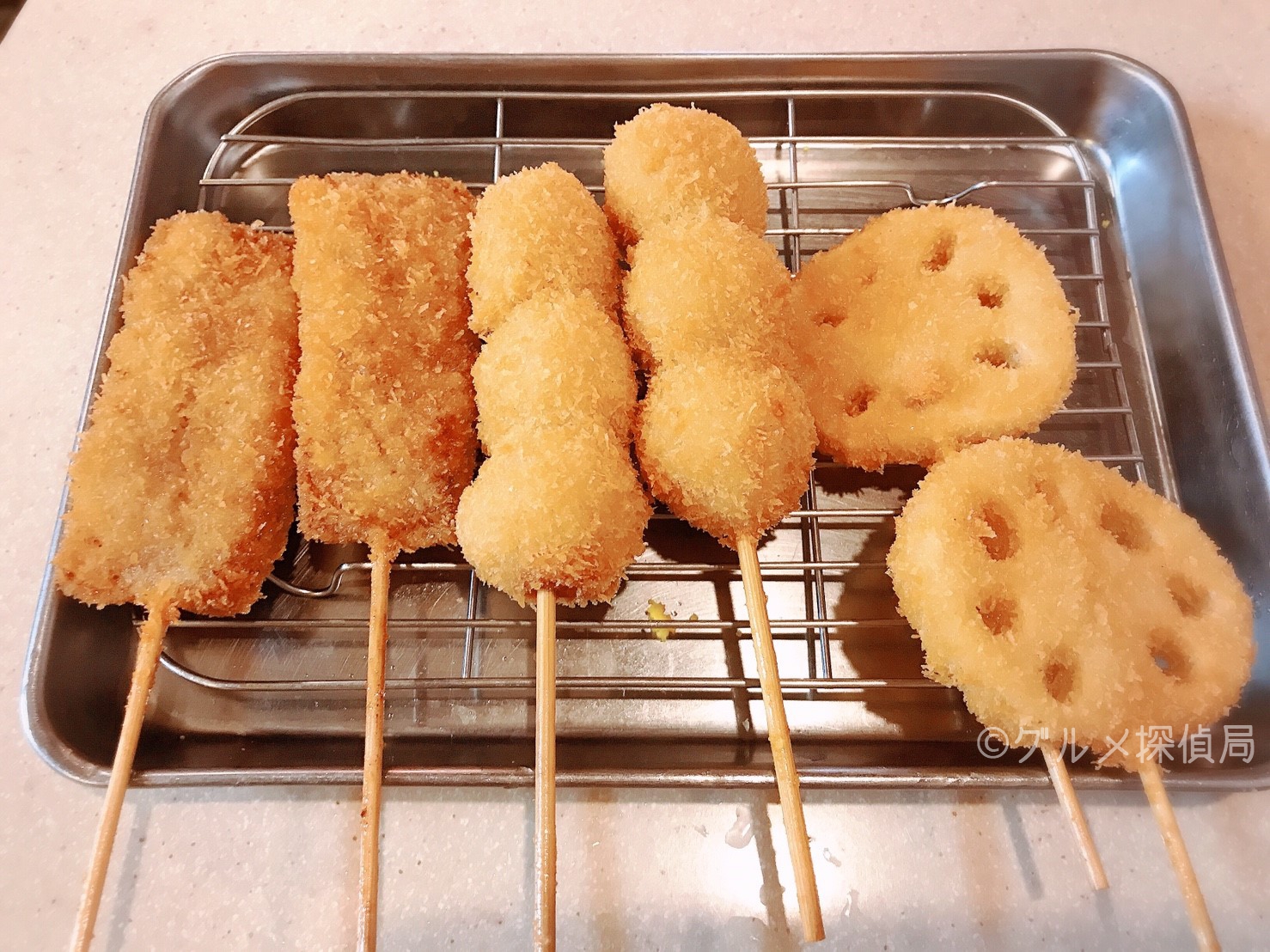 グルメ探偵局｜【実食】串カツ田中の「串カツ11種食べ放題コース」11月11日は串カツ田中の日！